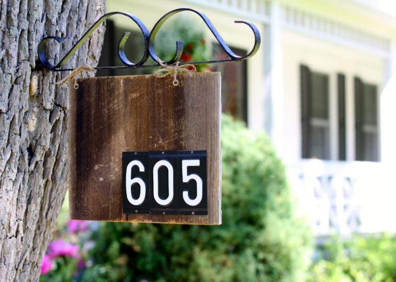 decorative numbers for house