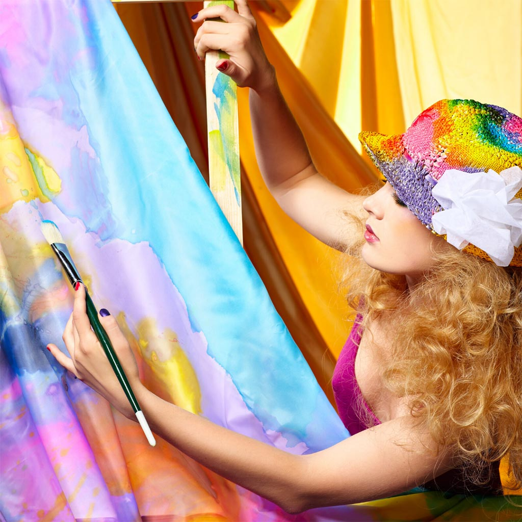 how to paint fabric