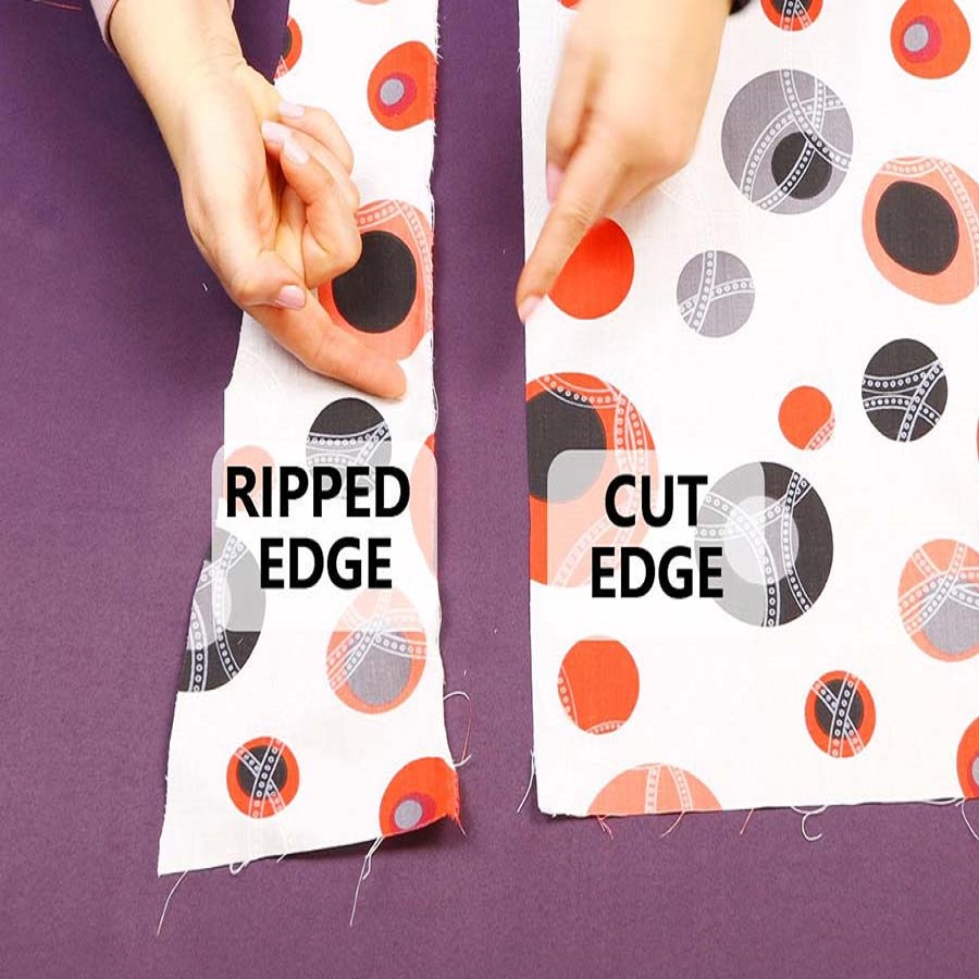 how to cut fabric straight
