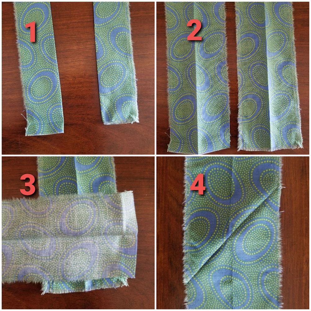 how to sew two pieces of fabric together
