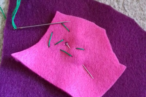 how to sew two pieces of fabric together