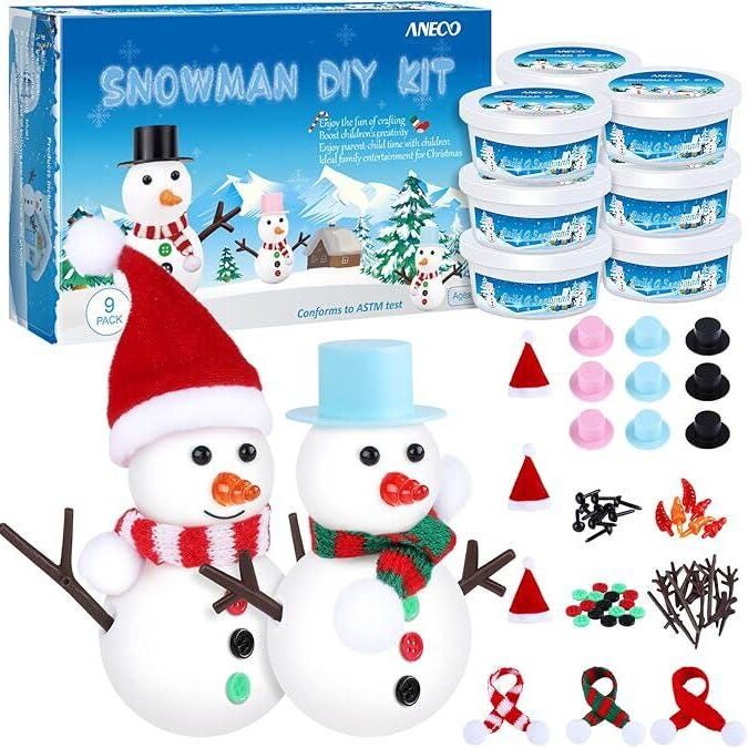 snowman craft kit