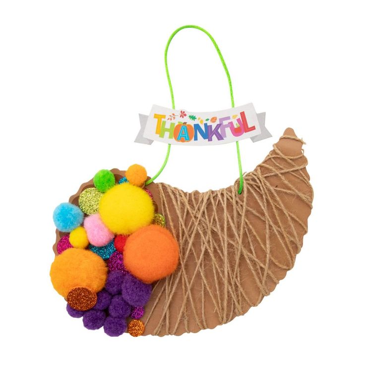 Thanksgiving Cornucopia Sign Craft Kit