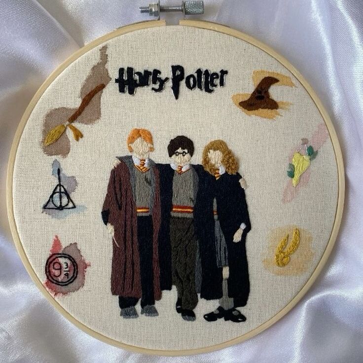 harry potter embroidery kit