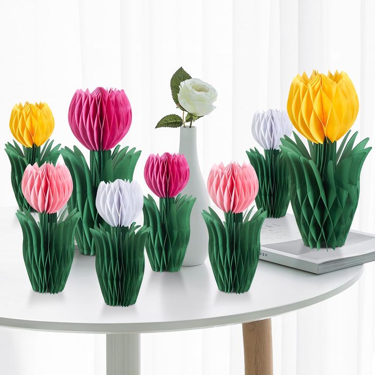 Flower Honeycomb Decoration Tulip