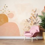 Soft-colored wallpaper