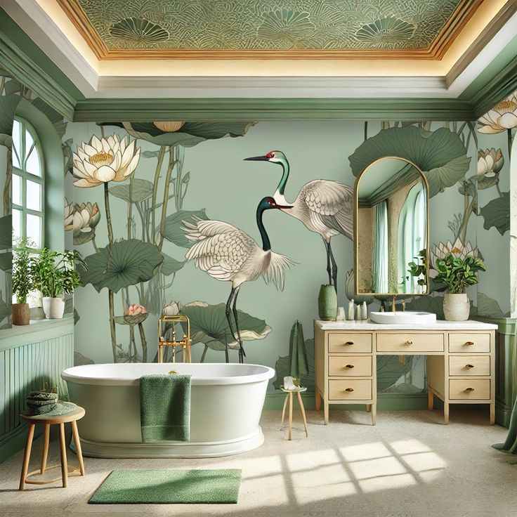 Oriental wallpaper