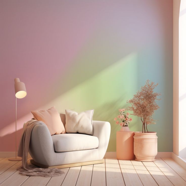 Pale wallpaper