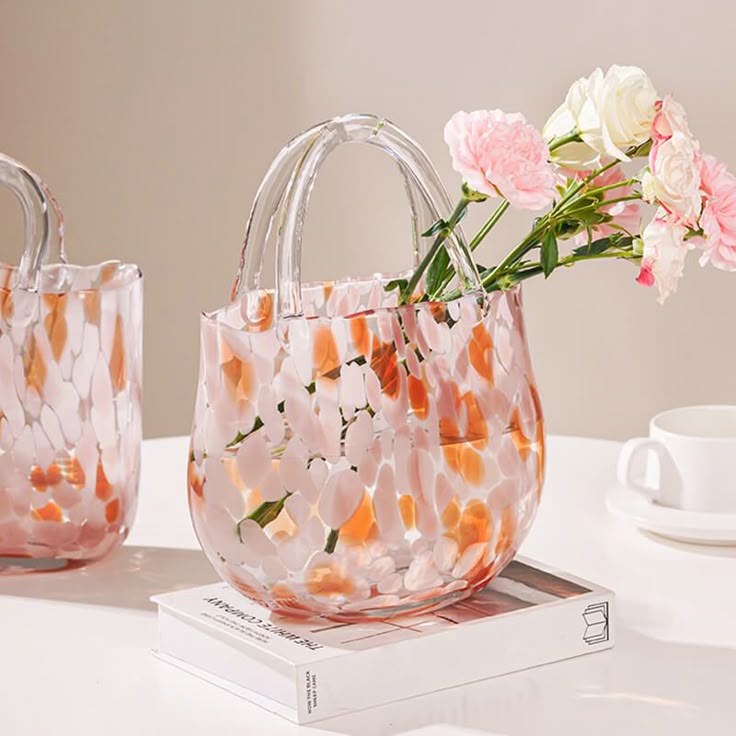ink Pail Glass Handbag