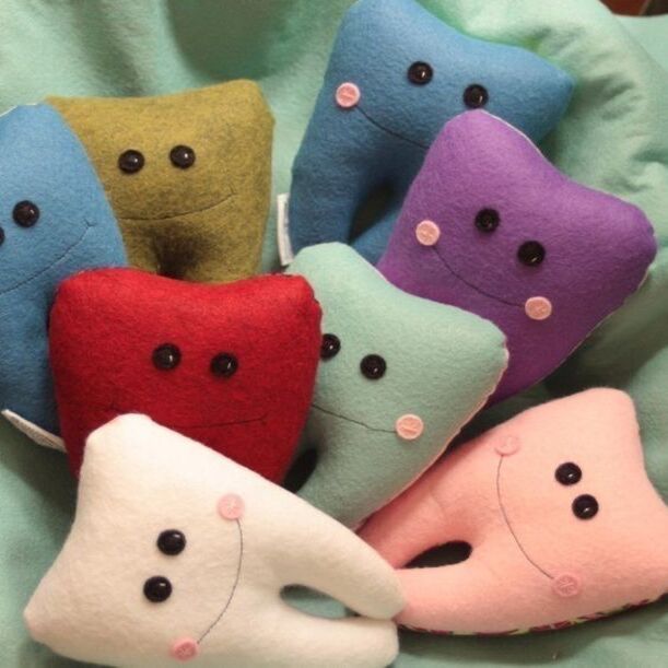 Tooth fairy cushion