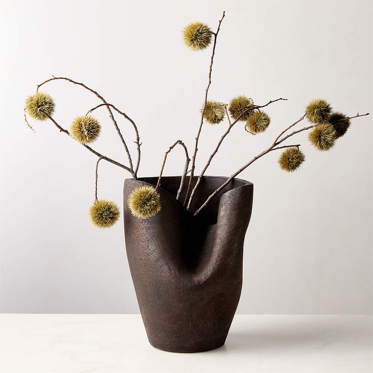Brown Terracotta Vase