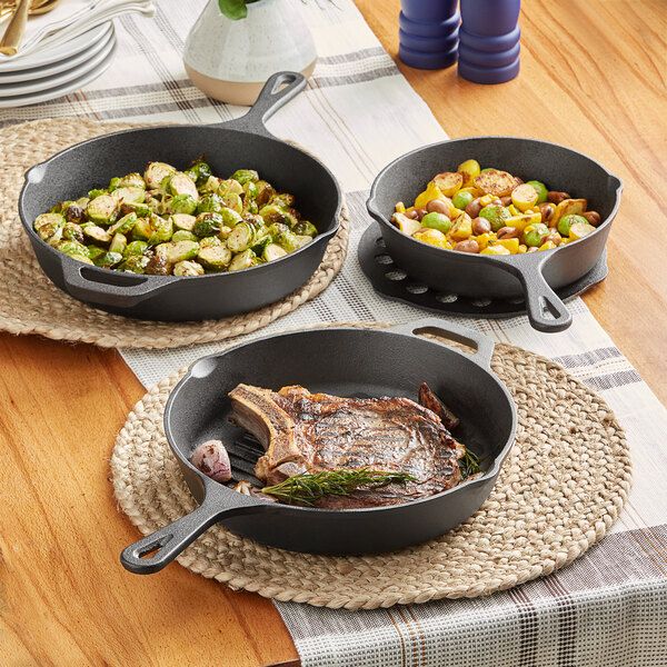 cast iron cookware set
