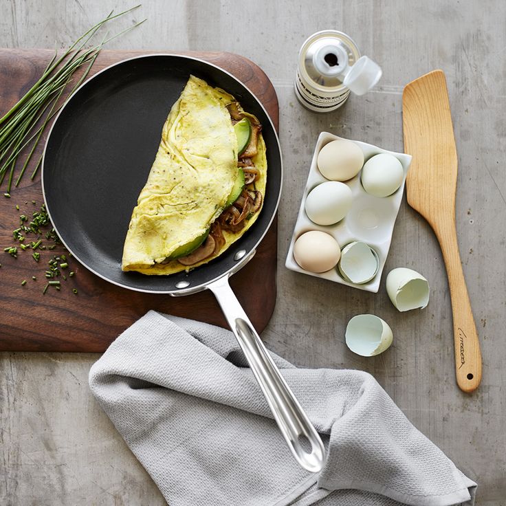 Stainless-Steel Nonstick Omelette Fry Pan