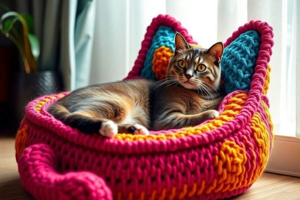 Woven pet bed