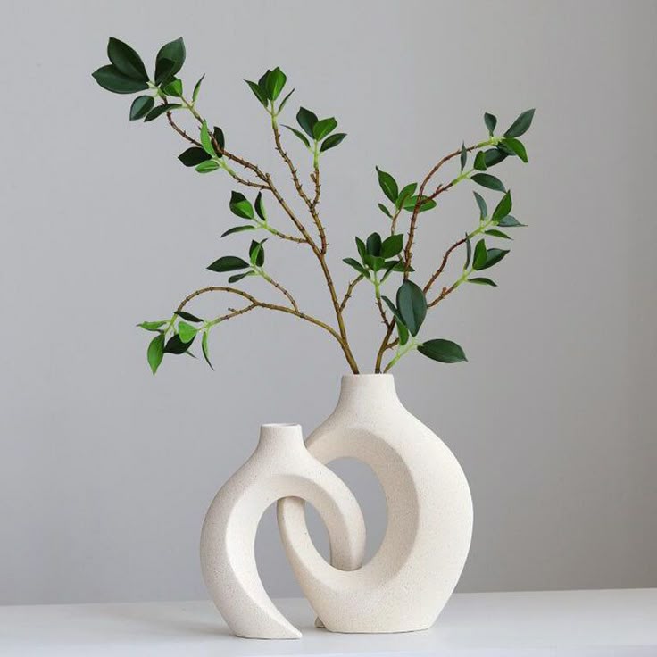 white vase