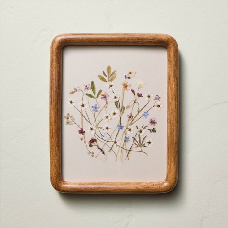 pressed flower picture frame