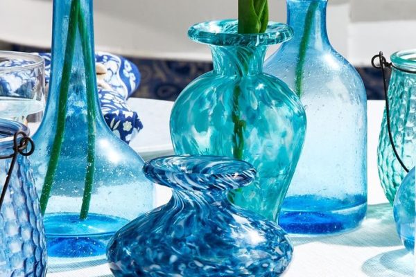 Teal Colored Glass Vases: A Stunning Addition to Any Decor Teal glass vase