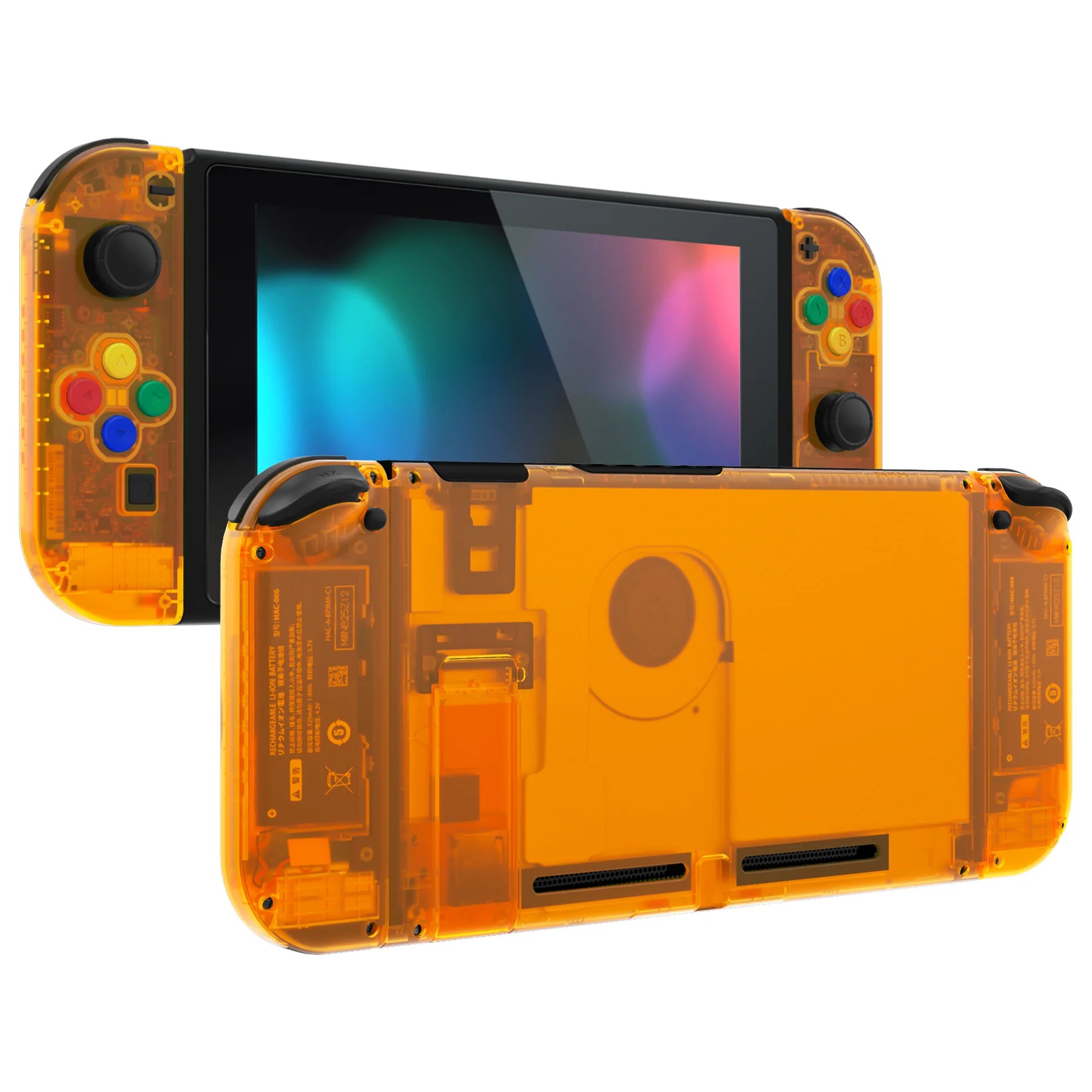 nintendo switch screen orange